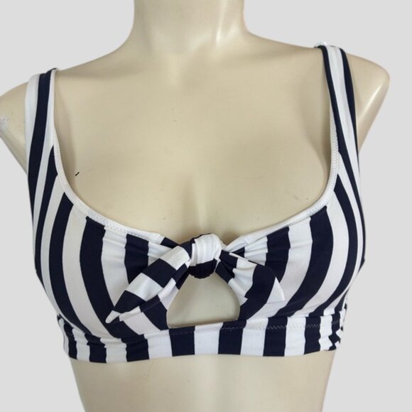 NWT/NWOT Navy & White Stripe Bikini - Picture 3 of 16